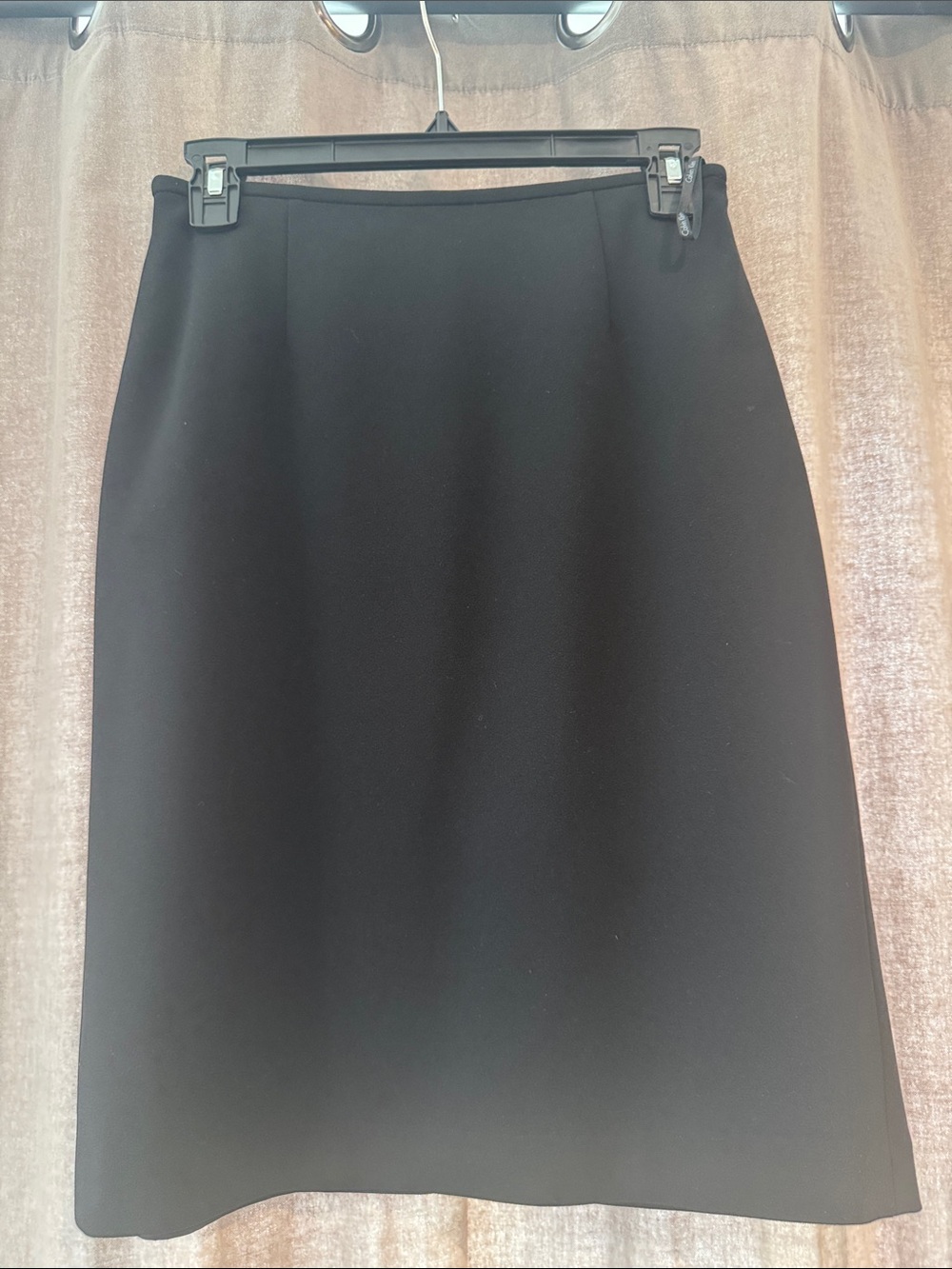 Calvin Klein Black Tailored Pencil Skirt